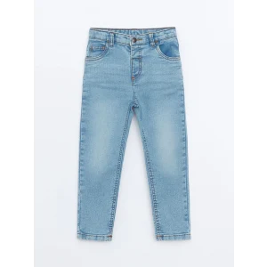 LCW Kids İNDİGO Beli Lastikli Basic Erkek Çocuk Jean Pantolon