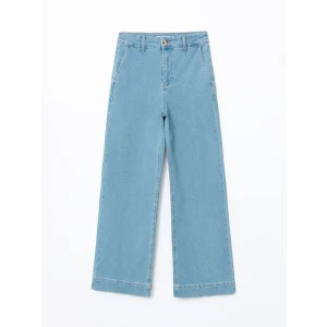LCW Jeans İNDİGO Wideleg Kadın Jean Pantolon