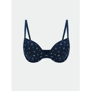 LCW DREAM LACİVERT Balenli Dolgusuz Çiçekli Tişört Sütyen