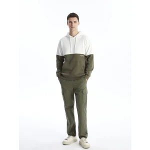 LCW Casual HAKİ Standart Kalıp Poplin Erkek Pantolon