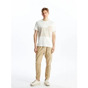 XSIDE BEJ Standart Kalıp Gabardin Erkek Jogger Pantolon