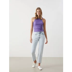 LCW Jeans İNDİGO Straight Fit Kadın Jean Pantolon