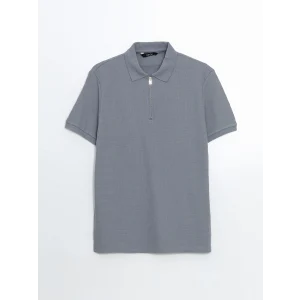 XSIDE GRİ Polo Yaka Kısa Kollu Erkek Tişört