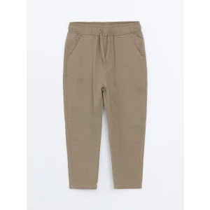 LCW Kids HAKİ Standart Kalıp Bağcıklı Erkek Çocuk Pantolon