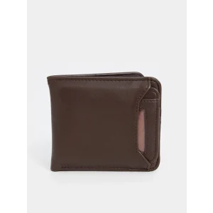 LCW ACCESSORIES KAHVERENGİ Deri Görünümlü Erkek Cüzdan ve Kartlık