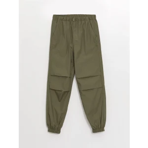 LCW Kids HAKİ Beli Lastikli Kız Çocuk Jogger Pantolon