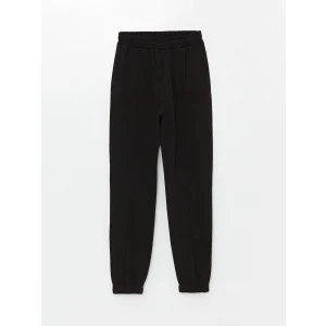 LCW Kids SİYAH Beli Lastikli Kız Çocuk Jogger Eşofman Altı