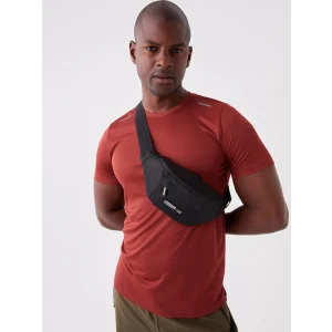 XSIDE SİYAH Baskılı Erkek Bel Çantası