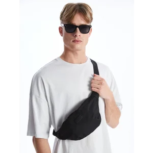 LCW ACCESSORIES SİYAH Fermuarlı Erkek Bel Çantası