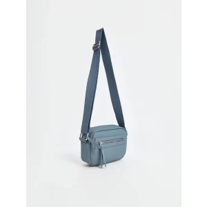 LCW ACCESSORIES MAVİ Deri Görünümlü Kadın Kol Çantası