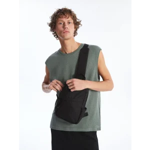 LCW ACCESSORIES SİYAH Düz Erkek Göğüs Çantası