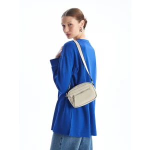 LCW ACCESSORIES EKRU Deri Görünümlü Kadın Kol Çantası