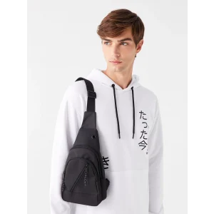 LCW ACCESSORIES SİYAH Düz Erkek Göğüs Çantası