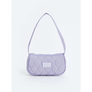 LCW ACCESSORIES LİLA Baskılı Kız Çocuk Baget Çanta