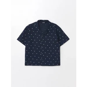 LCW Kids LACİVERT Rahat Kalıp Erkek Çocuk Gömlek