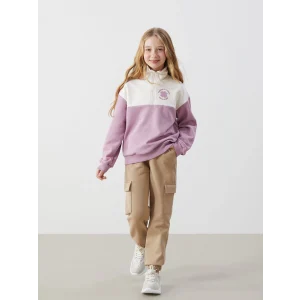 LCW Kids BEJ Beli Lastikli Kız Çocuk Jogger Eşofman Altı