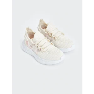 LCW STEPS BEYAZ File Detaylı Bağcıklı Kız Çocuk Spor Ayakkabı