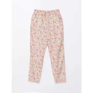 LCW Kids PEMBE Beli Lastikli Kız Çocuk Pantolon