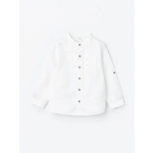 LCW Kids EKRU Hakim Yaka Uzun Kollu Basic Erkek Bebek Gömlek