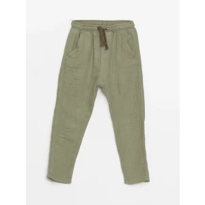 LCW Kids YEŞİL Beli Lastikli Erkek Bebek Pantolon