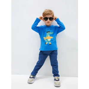 LCW Kids İNDİGO Beli Lastikli Basic Erkek Bebek Jean Pantolon