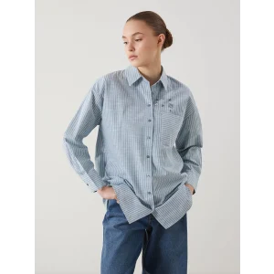 LCW Modest YEŞİL Çiçekli Oversize Kadın Gömlek Tunik