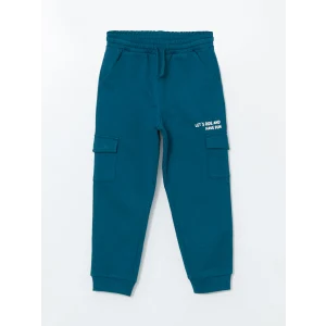 LCW Kids PETROL Beli Lastikli Erkek Çocuk Jogger Eşofman Alt