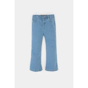 Defacto E0423 Mavi Kız Bebek Flare Fit Jean Pantolon