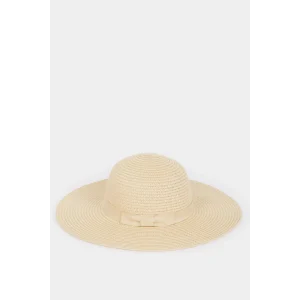 Defacto M8818 Bej Kadın Hasır Şapka