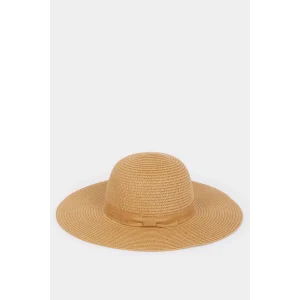 Defacto M8818 Kahve Kadın Hasır Şapka