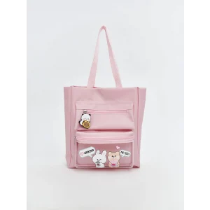 LCW ACCESSORIES Pembe Ayıcık Baskılı Kız Çocuk Omuz Çantası