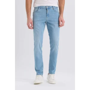 Defacto D0025 Mavi Carlo Skinny Fit Ekstra Dar Kalıp Normal Bel Ekstra Dar Paça Jean Pantolon