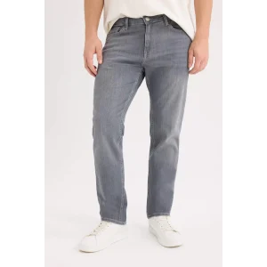 Defacto B7349 Gri Sergio Regular Fit Normal Bel Boru Paça Jean Pantolon