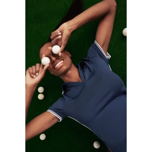 Defacto D9300 Lacivert DeFactoFit Standart Fit Polo Yaka Sporcu Kısa Kollu Tişört