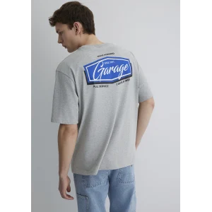 Mavi 0612605-80196 Garage Baskılı Gri Tişört