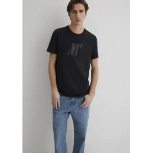 Mavi 0612754-71379 Mavi Pro Baskılı Siyah Tişört