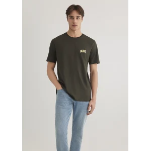 Mavi 0611714-71587 Mavi Logo Baskılı Yeşil Tişört