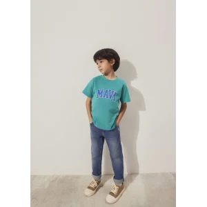 Mavi 6610030-71711 Mavi Logo Baskılı Yeşil Tişört