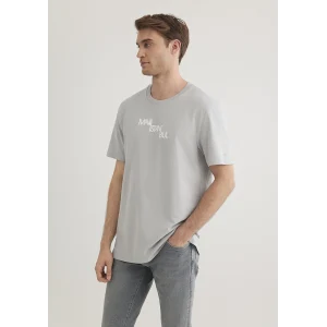 Mavi 0612274-70075 Mavi İstanbul Baskılı Gri Tişört