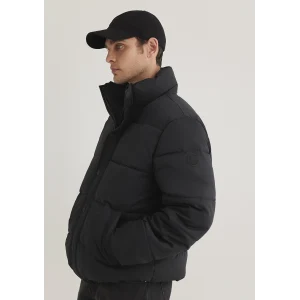 Mavi 0110474-900 Dik Yaka Siyah Mont