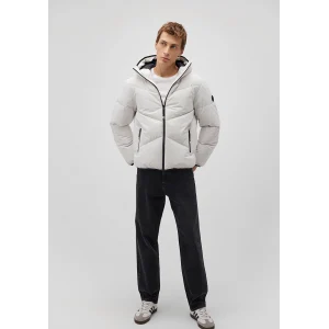 Mavi 0110360-83746 Kapüşonlu Gri Şişme Mont