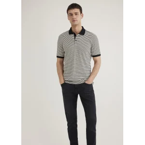 Mavi 0611843-70055 Mavi Black Çizgili Polo Tişört