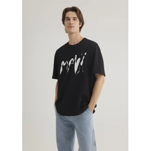 Mavi 0612469-900 Mavi Baskılı Siyah Tişört