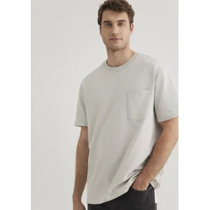 Mavi 066248-70080 Cep Detaylı Gri Basic Tişört