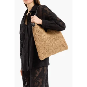 Defacto E1471 Bej Kadın Hasır Omuz Çantası