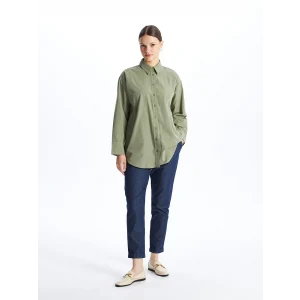 LCW Modest Indigo Beli Lastikli Carrot Fit Kadın Jean Pantolon