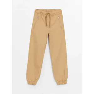 LCW Kids Bej Beli Lastikli Basic Erkek Çocuk Jogger Pantolon