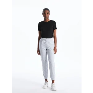 LCW Vision Gri Beli Lastikli Kadın Jogger Eşofman Altı