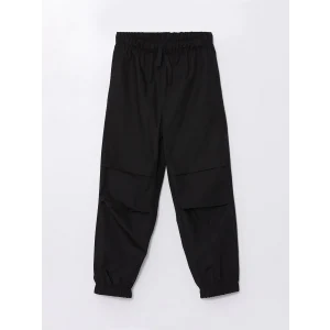 LCW Kids Siyah Rahat Kalıp Beli Lastikli Erkek Çocuk Jogger Pantolon