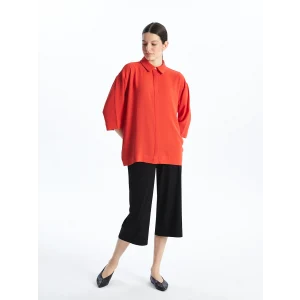 LCWAIKIKI Basic Siyah Kadın Beli Lastikli Düz Kapri